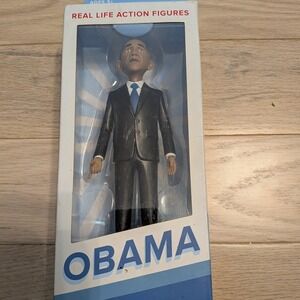 Barack Obama Real Life Action Figure FCTRY Mike Leavit Political Toy FGOBA01 NEW